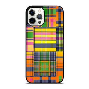 Preppy Madras Plaid Patchwork Summer Gifts Phone Accessory iPhone Case